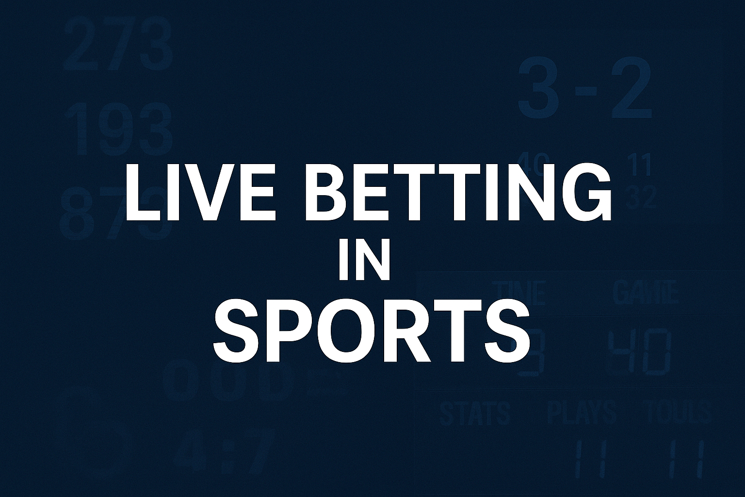 Live Betting in Sports