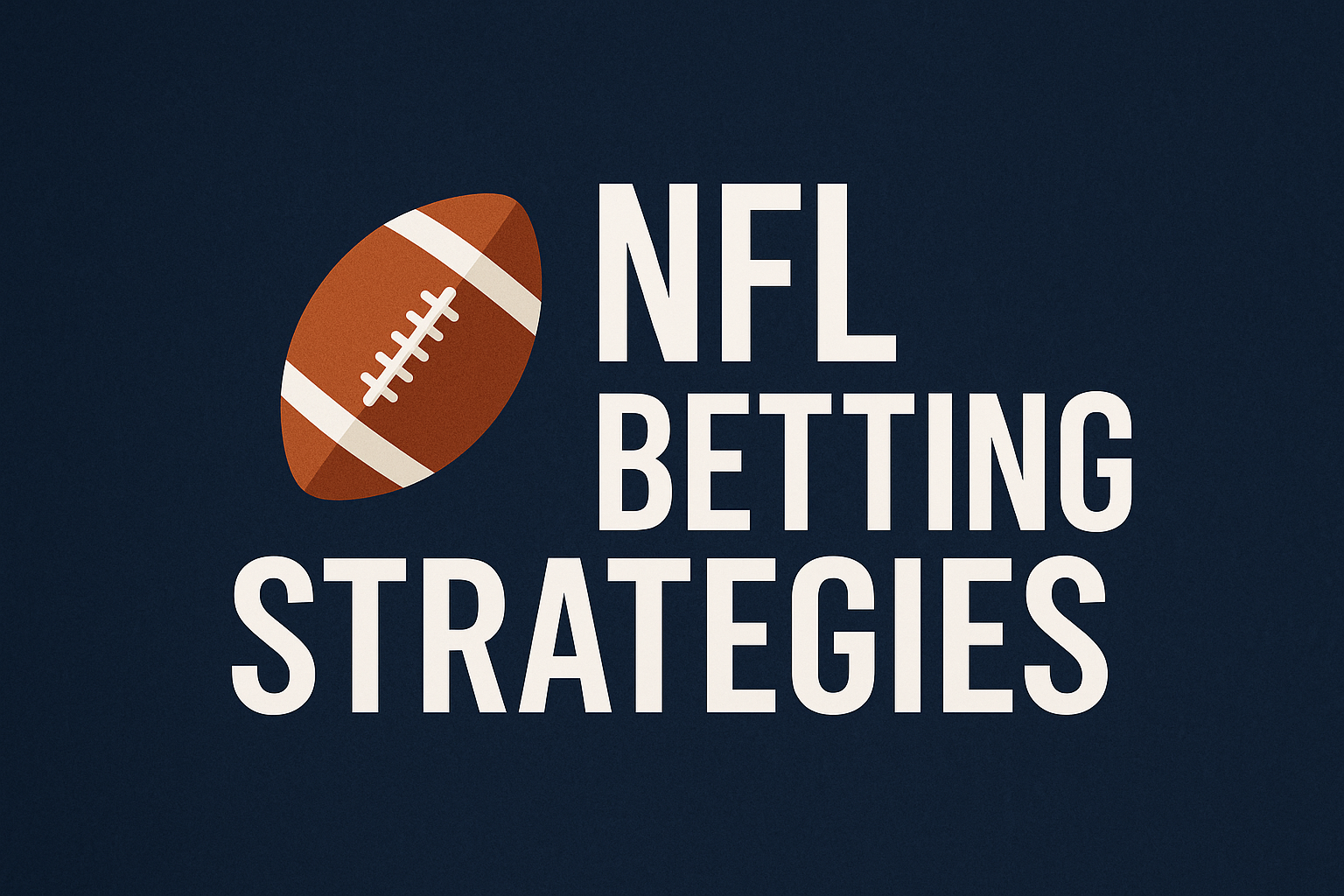 NFL Betting Strategies